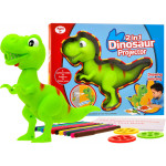 Projektor Dinosaurus + fixy zelený 